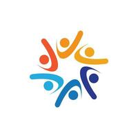 Community, network and social icon vector