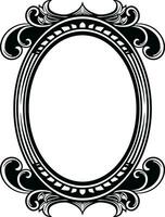 Mirror Vintage Frame vector