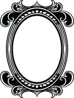 Mirror Vintage Frame vector