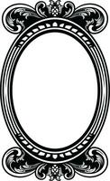 Mirror Vintage Frame vector