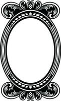 Mirror Vintage Frame vector