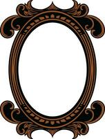 Mirror Vintage Frame vector