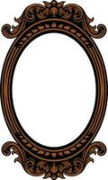 Mirror Vintage Frame vector