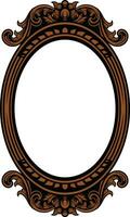 Mirror Vintage Frame vector