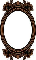 Mirror Vintage Frame vector