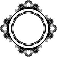 circulo ornamento marco vector