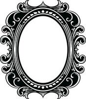 Mirror Vintage Frame vector