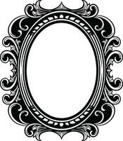 Mirror Vintage Frame vector