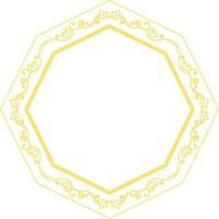 Ornament Frame for wedding vector