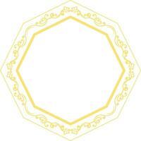 Ornament Frame for wedding vector