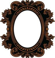 Mirror Vintage Frame vector