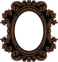 Mirror Vintage Frame vector