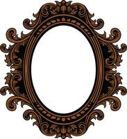 Mirror Vintage Frame vector