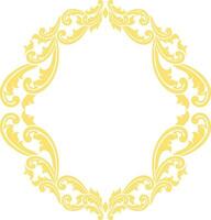 Ornament Frame for wedding vector