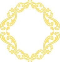 Ornament Frame for wedding vector