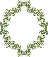 Ornament Frame for wedding vector
