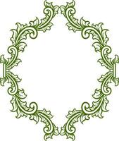 Ornament Frame for wedding vector