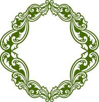 Ornament Frame for wedding vector