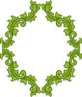 Ornament Frame for wedding vector