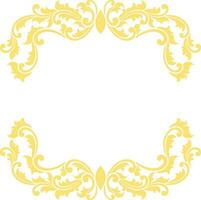 Ornament Frame for wedding vector