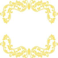 Ornament Frame for wedding vector