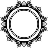 circulo ornamento marco vector