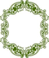 Ornament Frame for wedding vector