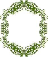 Ornament Frame for wedding vector