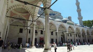 Peru Istambul 12 janeiro 2023. camlica mesquita maior mesquita dentro Ásia video