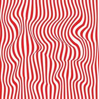 modern simple abstract wavy red color vertical line distort pattern vector