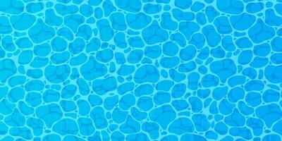 Swimming pool top view vackground. Banner of water surface in pool. vector