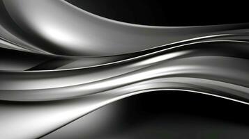 Close up of silver silk background, Abstract white cloth fabric wave,  Generative AI illustration 33046689 Stock Photo at Vecteezy