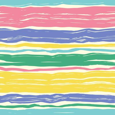 Summer background horizontal stripe pattern seamless yellow and white.  Stock Vector