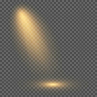 Lighting with spotlight illumination effects
