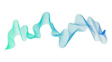 resumen fondo con ola degradado líneas vector