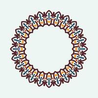 decorative round frame. Vector design elements.