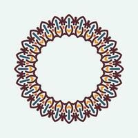 decorative round frame. Vector design elements.