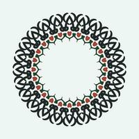 Vector decorative vintage frame on a white background.