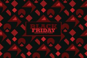 Black Friday Sale Banner. Typographic background. Black Friday seamless pattern. Vector illustration