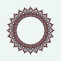 decorative round frame. Vector design elements.
