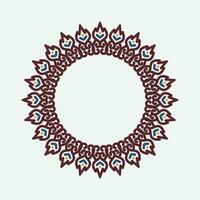 decorative round frame. Vector design elements.