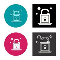 Open Lock Vector Icon