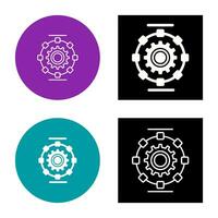 Automated Process Vector Icon