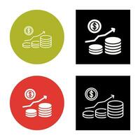 Money Growth Vector Icon