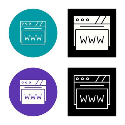 Web Browser Vector Icon