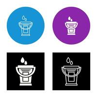 Water Bucket Vector Icon