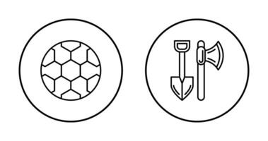 Soccer and Tools Icon vector