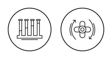 Communicating Vessels AND Rotate Icon vector