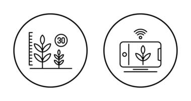 Growth and Device Icon vector