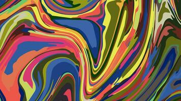 Hallucination surreal effect vector background illustration. Trippy dizzy colorful pattern texture. Abstract marble design.